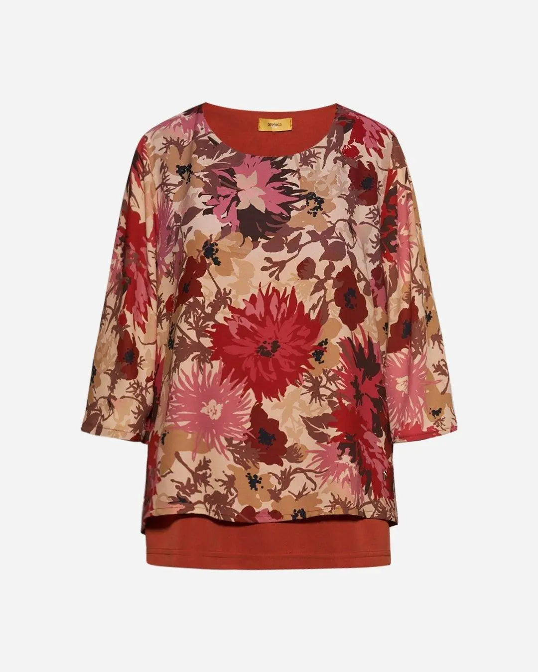 Blusa fantasia floreale COCCIO DORABELLA PIU'