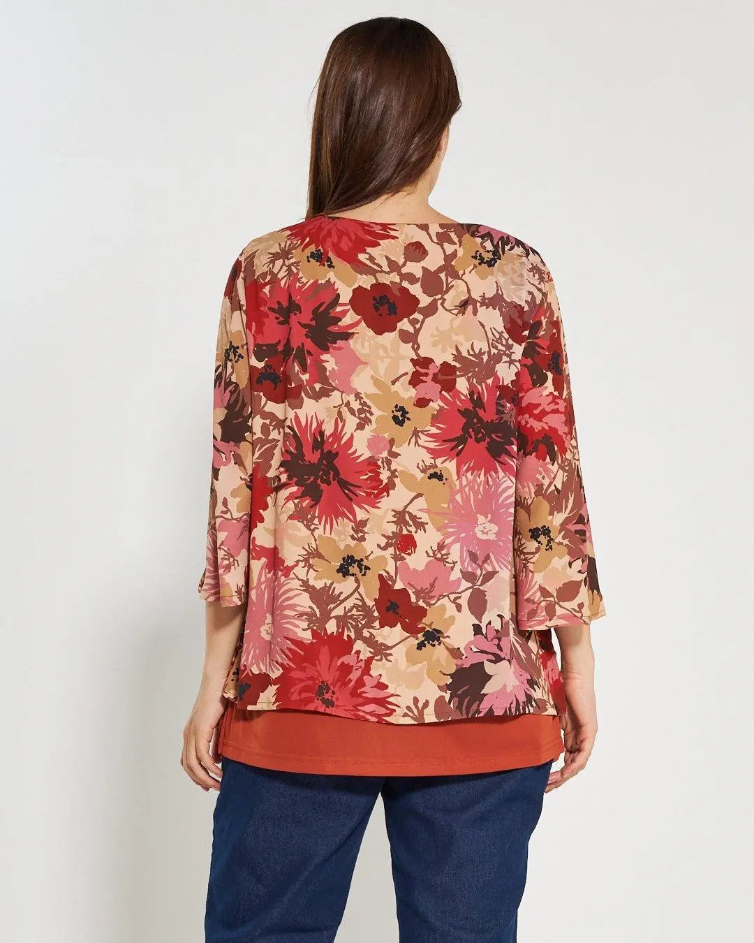 Blusa fantasia floreale COCCIO DORABELLA PIU'