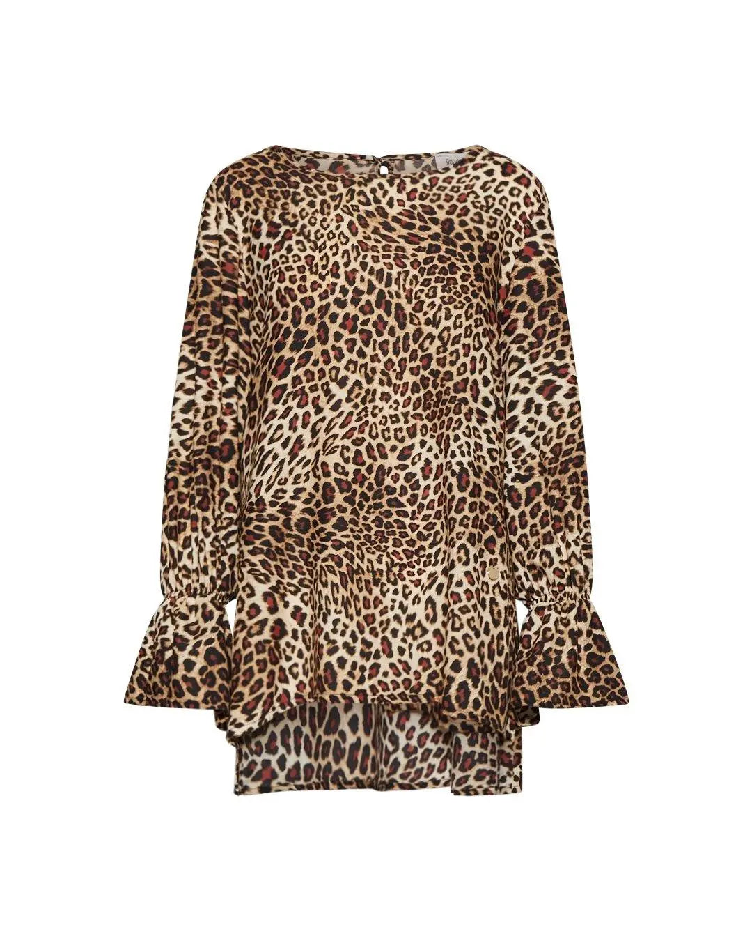 Blusa in fantasia animalier BEIGE DORABELLA XXL
