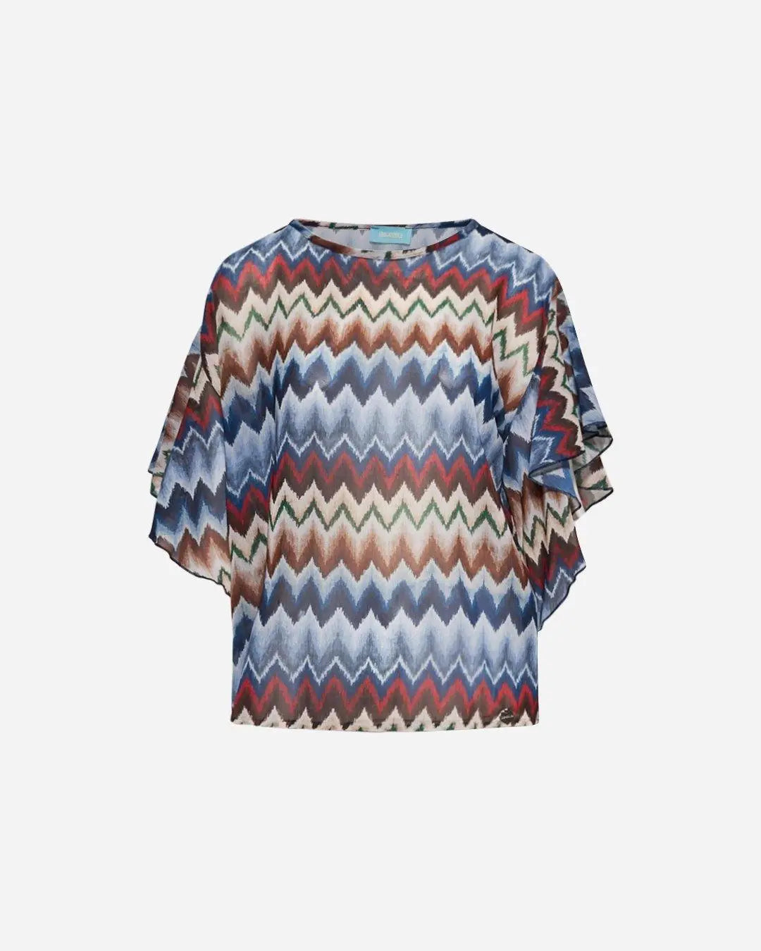 Blusa in fantasia con manica svasata BLUETTE DORABELLA XXL