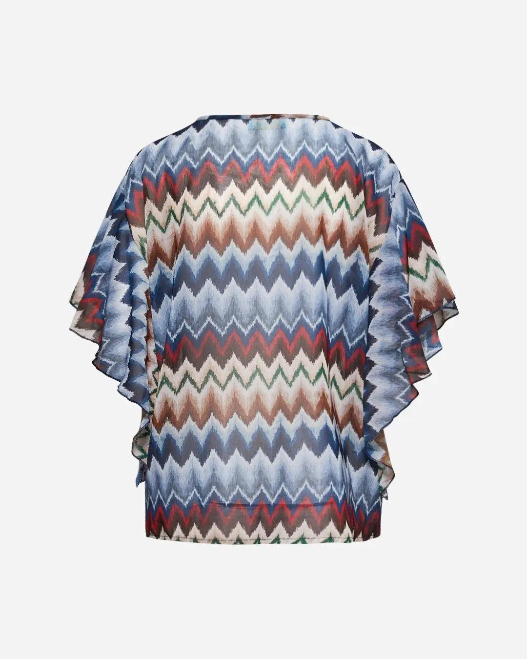 Blusa in fantasia con manica svasata BLUETTE DORABELLA