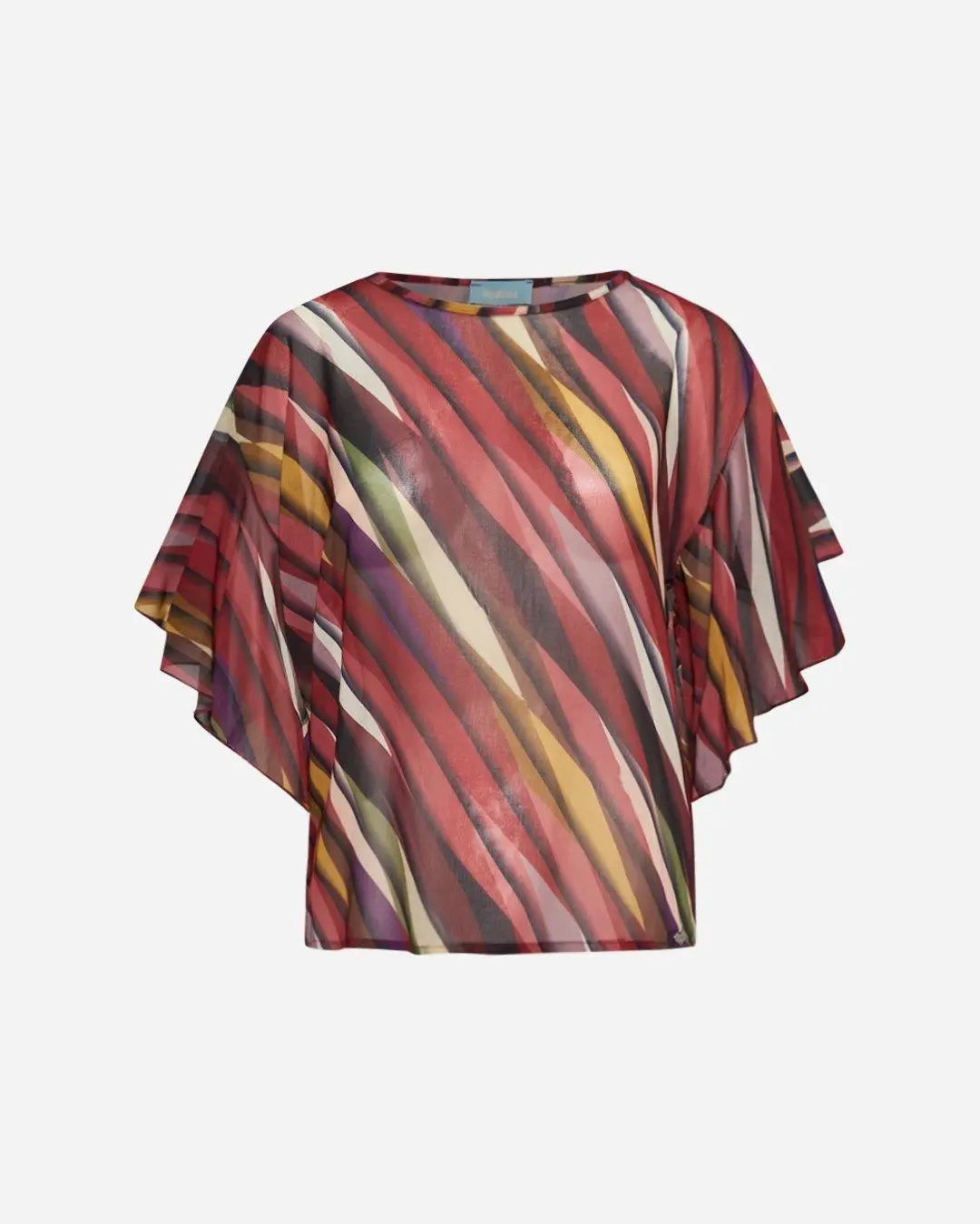 Blusa in fantasia con manica svasata INDIA DORABELLA XXL