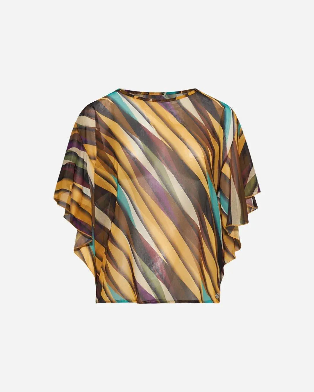 Blusa in fantasia con manica svasata OCRA DORABELLA XXL