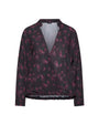 Blusa in fantasia floreale NERO IRONICA 3XL