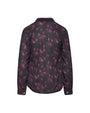 Blusa in fantasia floreale NERO IRONICA