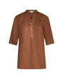 Blusa in lino CACAO DORABELLA XXL