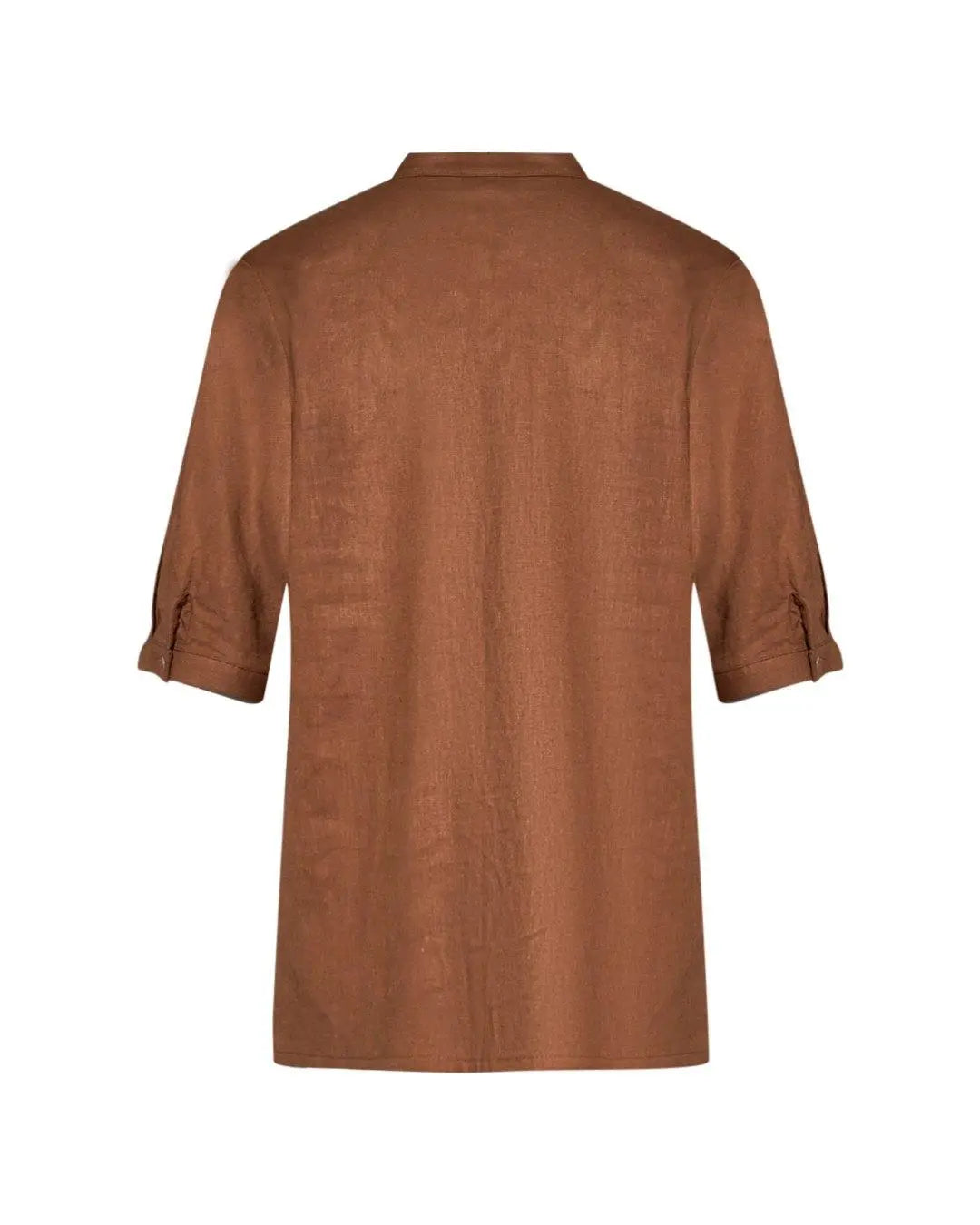 Blusa in lino CACAO DORABELLA