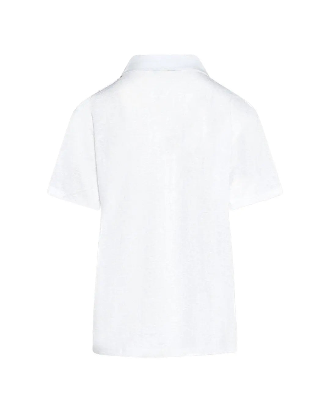 Blusa in lino con scollo a V WHITE DORABELLA