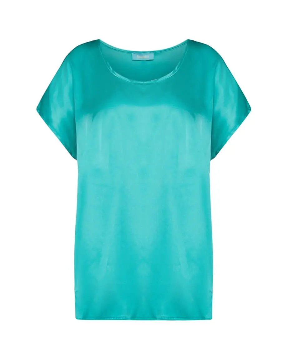 Blusa in tinta unita VERDE ACQUA DORABELLA XXL