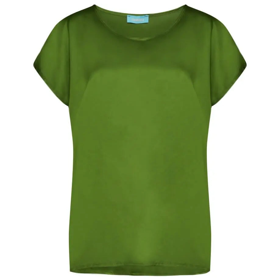 Blusa in tinta unita VERDE OLIVA DORABELLA XXL