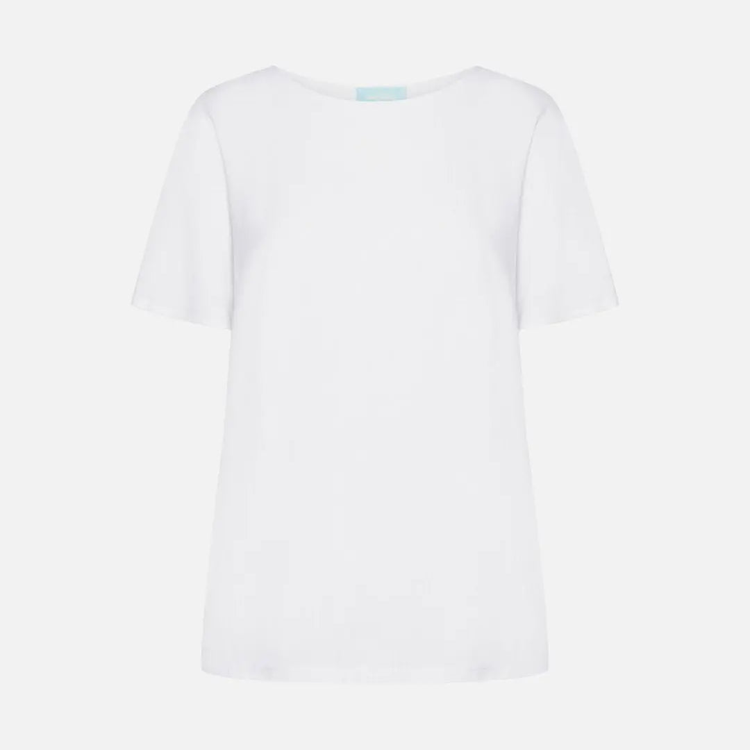 Blusa in viscosa modello kimono BIANCO DORABELLA XL