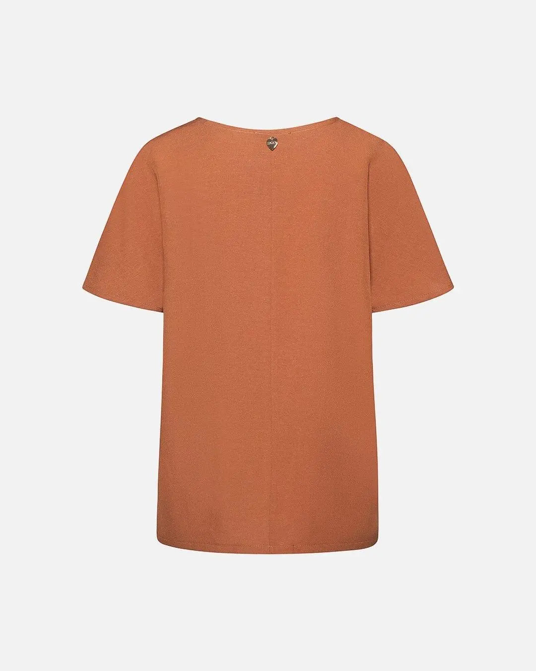 Blusa in viscosa modello kimono TABACCO DORABELLA