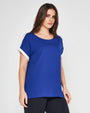 Blusa kimono ROYAL BLUE DORABELLA PIU'