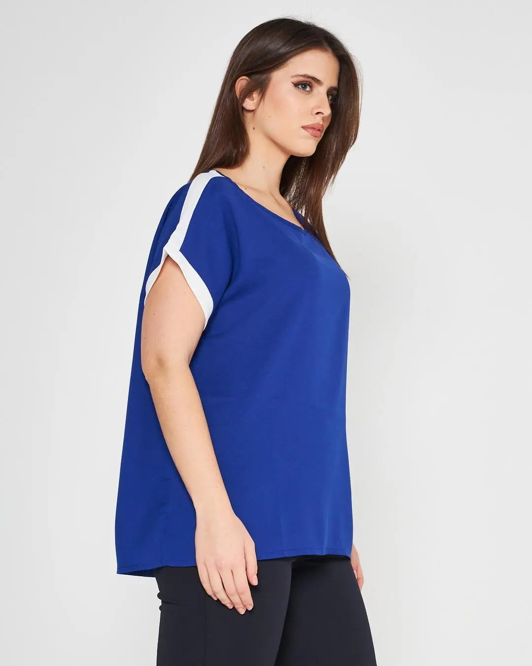 Blusa kimono ROYAL BLUE DORABELLA PIU'
