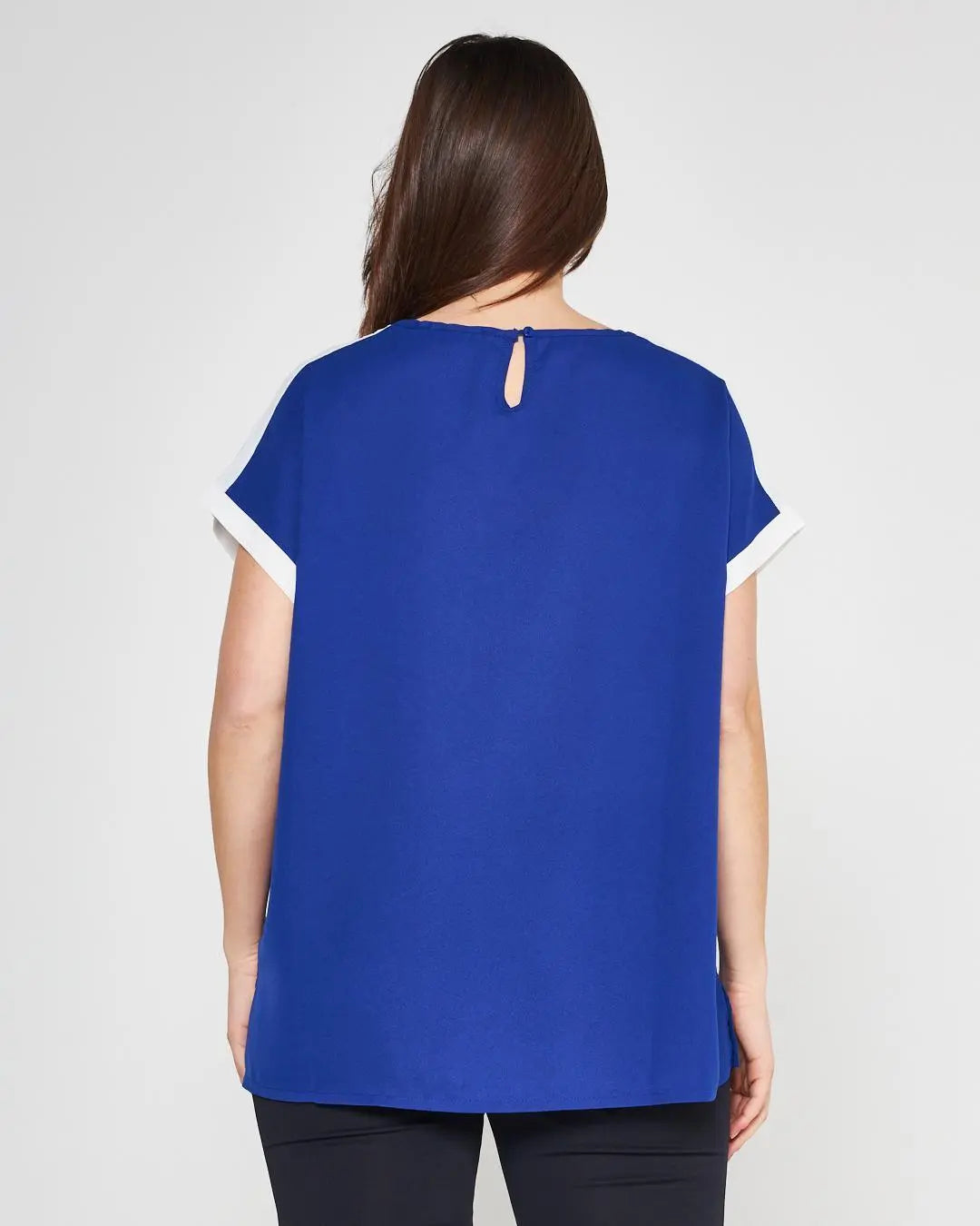 Blusa kimono ROYAL BLUE DORABELLA PIU'