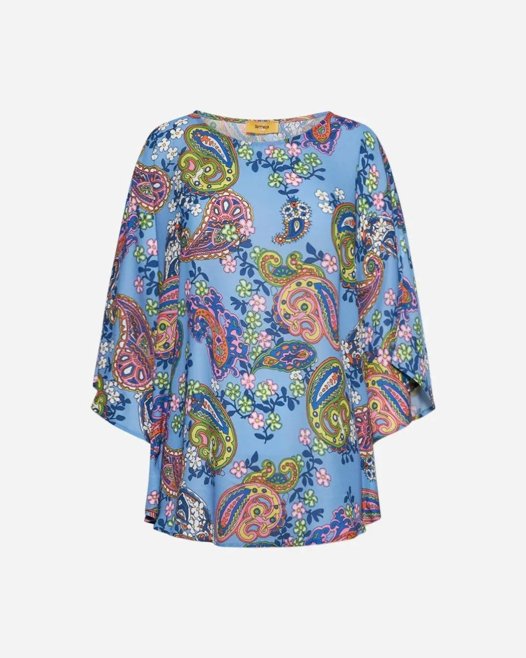 Blusa kimono stampata CELESTE DORABELLA PIU' 47