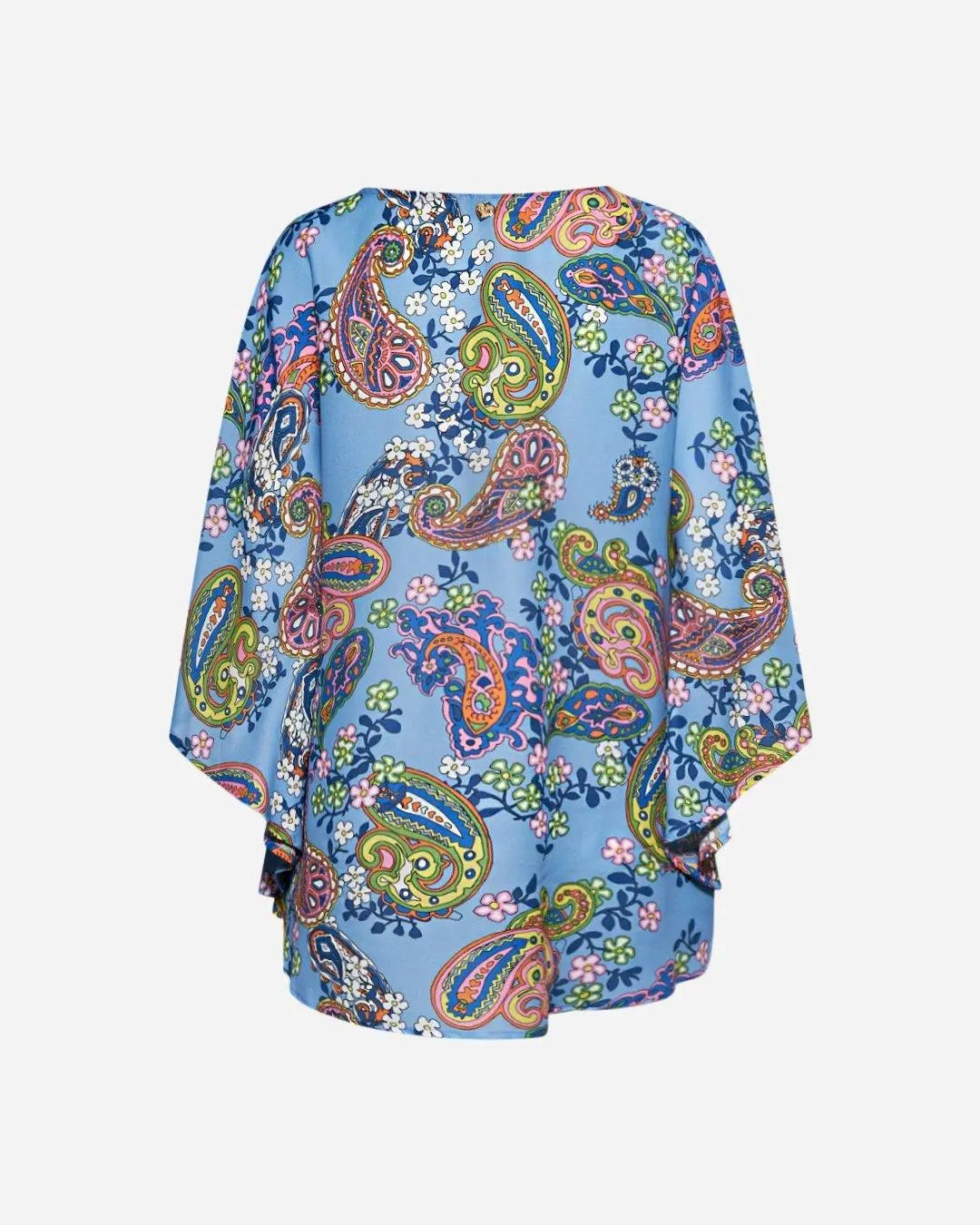 Blusa kimono stampata CELESTE DORABELLA PIU'