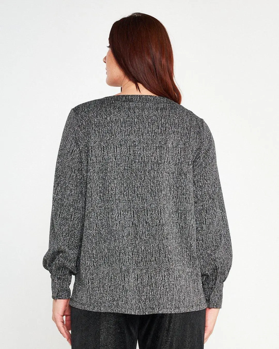 Blusa lurex NERO DORABELLA PIU'