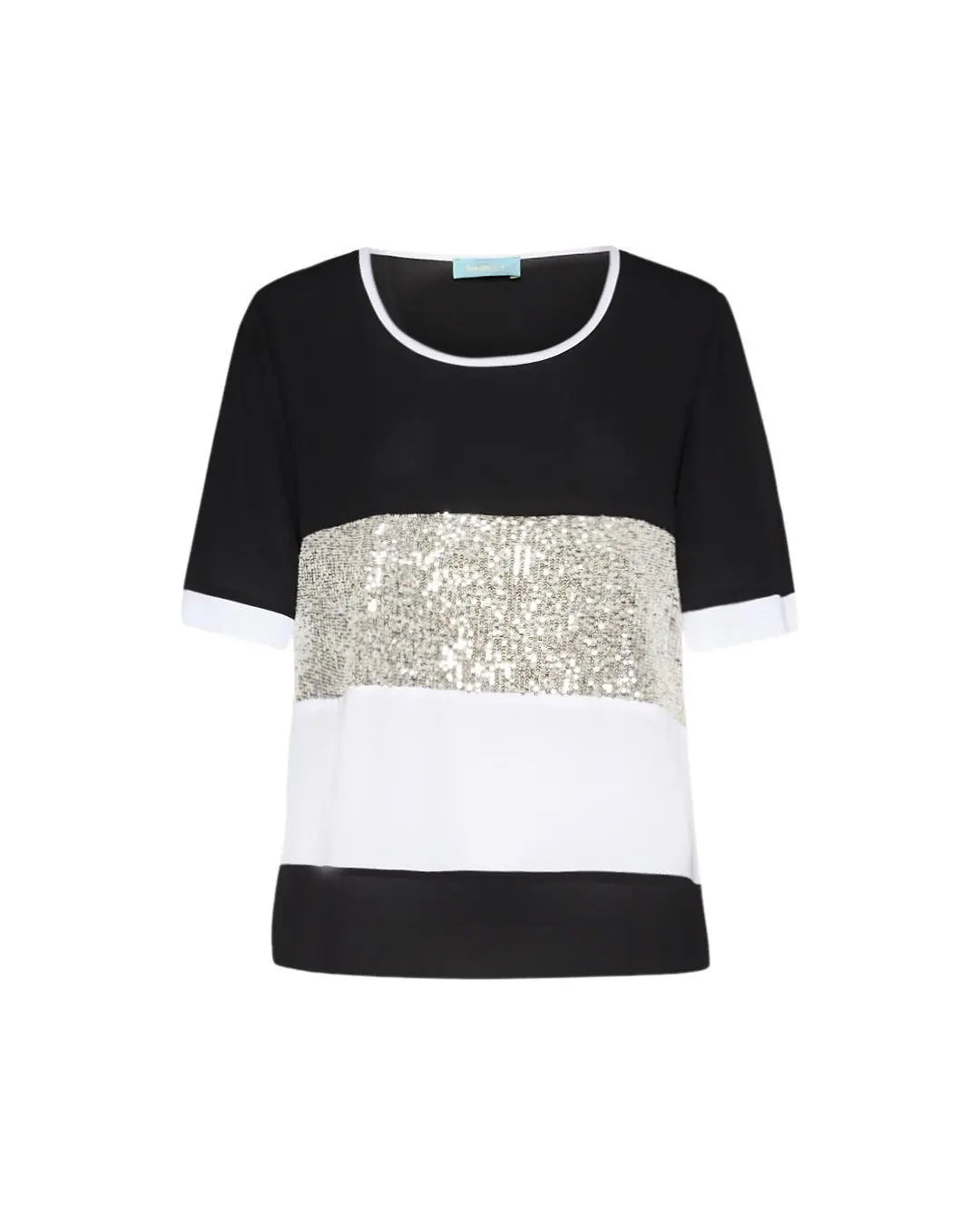 Blusa pailletes Nero DORABELLA COUTURE