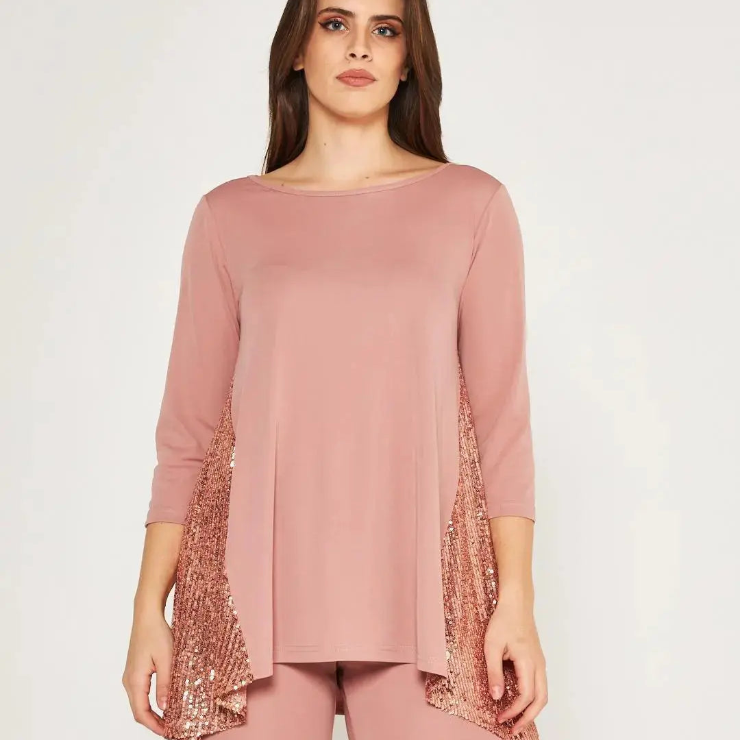 Blusa paillettes CIPRIA DORABELLA COUTURE XXL
