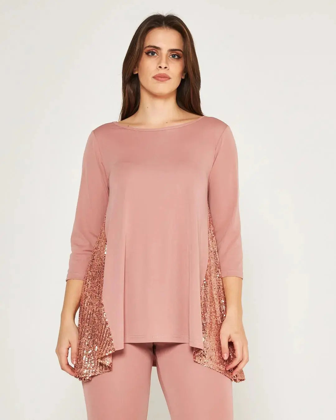 Blusa paillettes CIPRIA DORABELLA COUTURE XXL