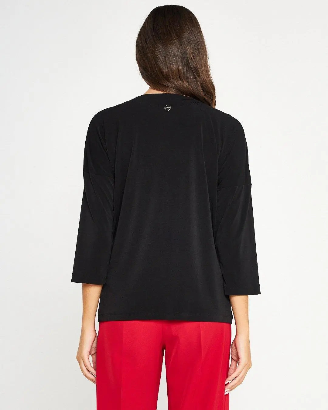 Blusa paillettes NERO DORABELLA