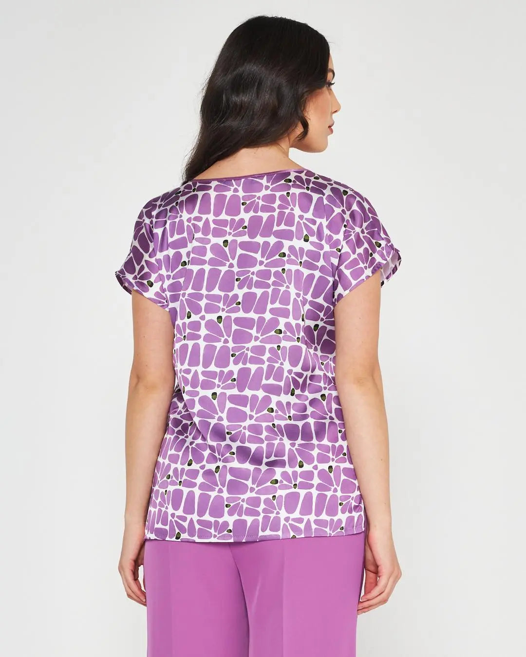 Blusa raso Viola DORABELLA