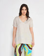 Blusa  scollo a V NATURALE DORABELLA PIU' XXXL