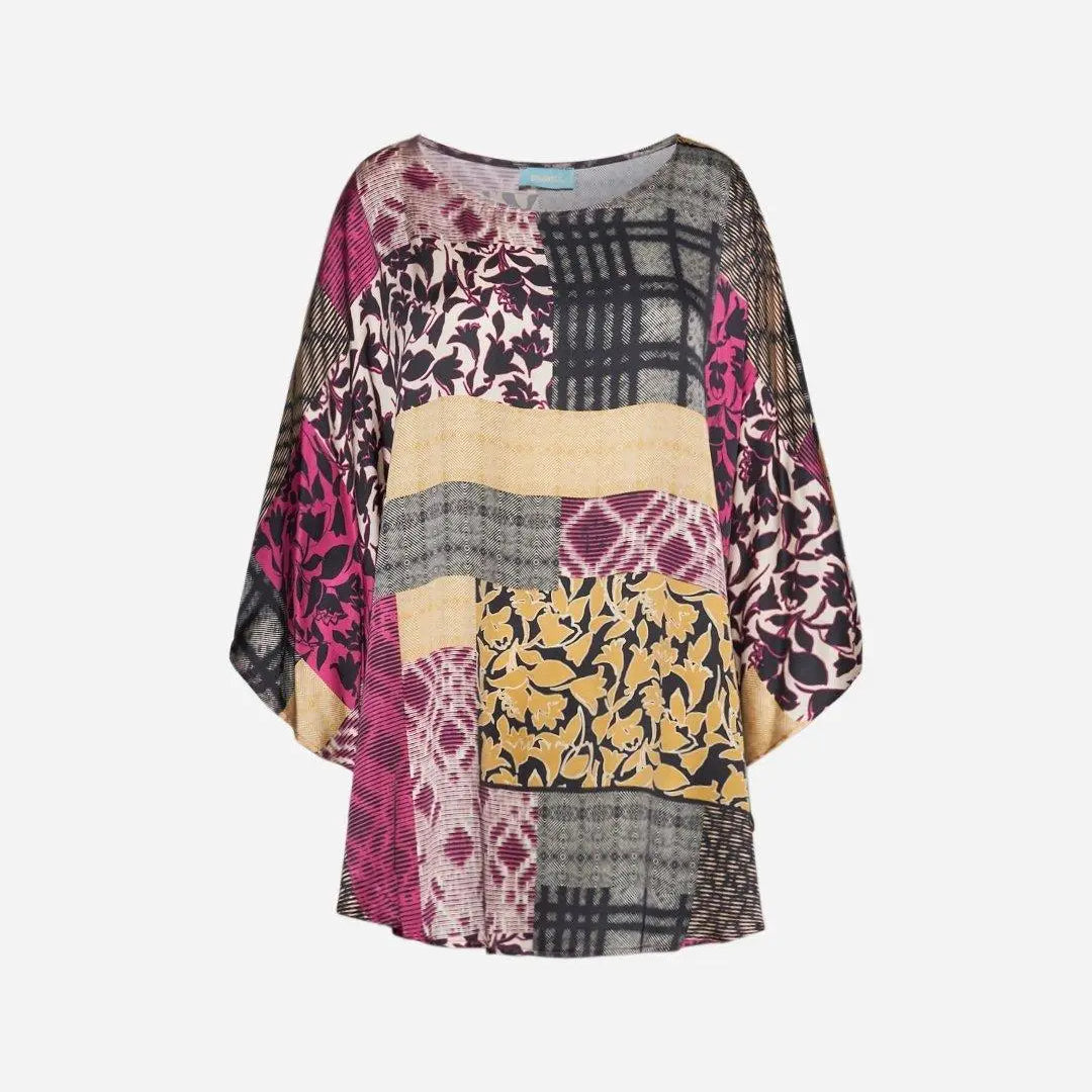 Blusa stampata FUXIA DORABELLA Un