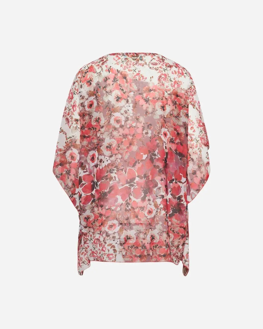 Blusa stampata con dettaglio paillettes FIORE FUXIA DORABELLA