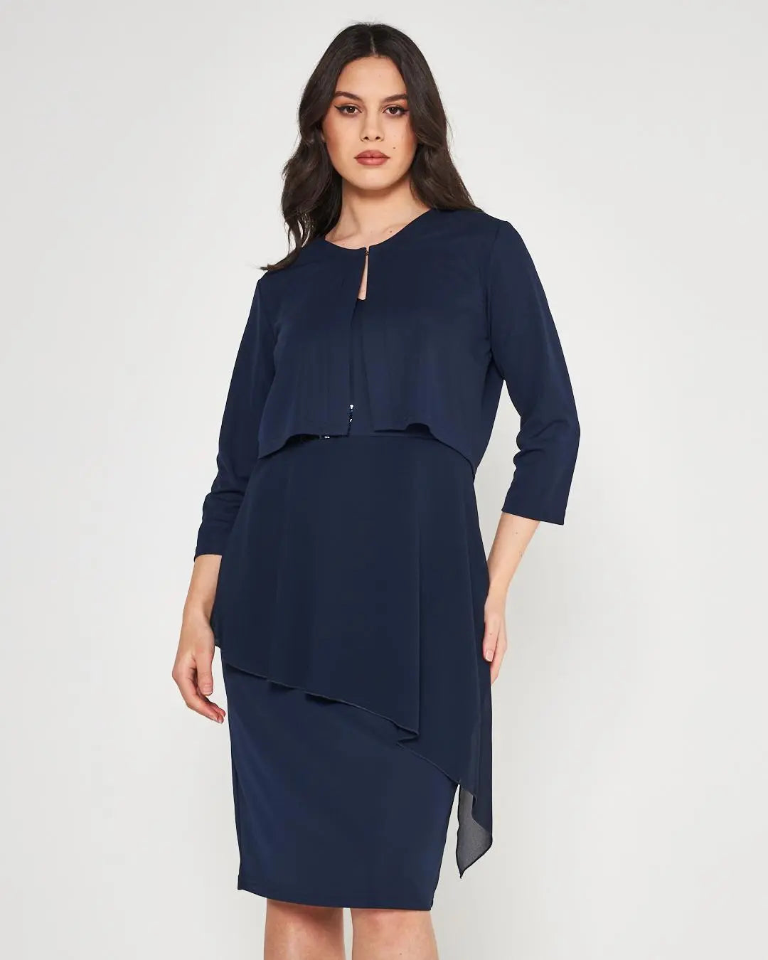 Bolerino Blu DORABELLA COUTURE XXL