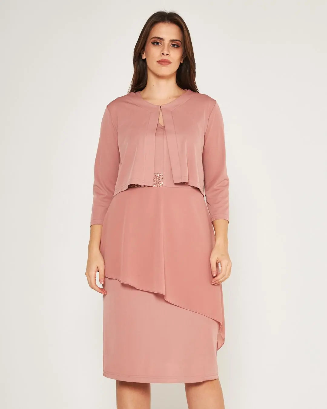 Bolerino Rosa DORABELLA COUTURE XXL