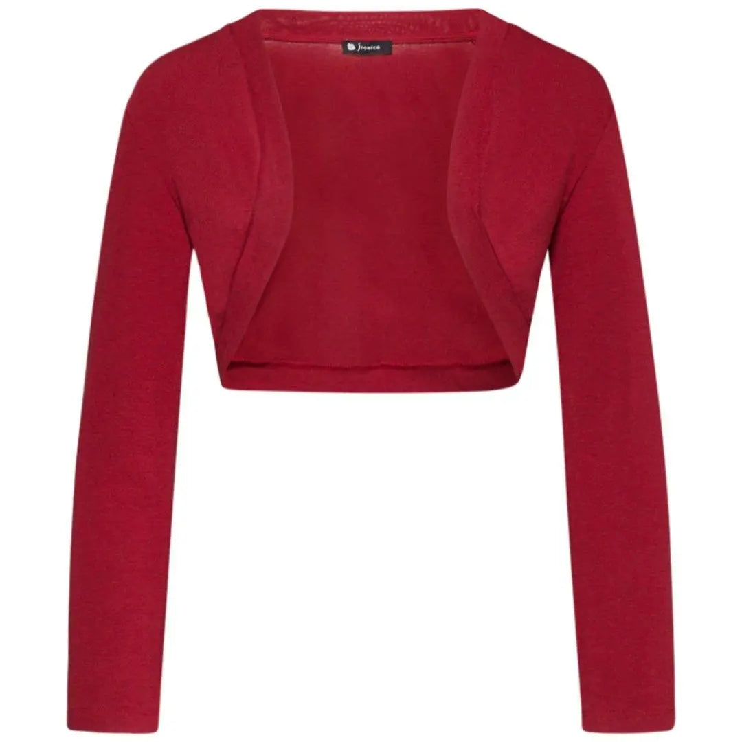 Bolerino crop BORDEAUX IRONICA XL