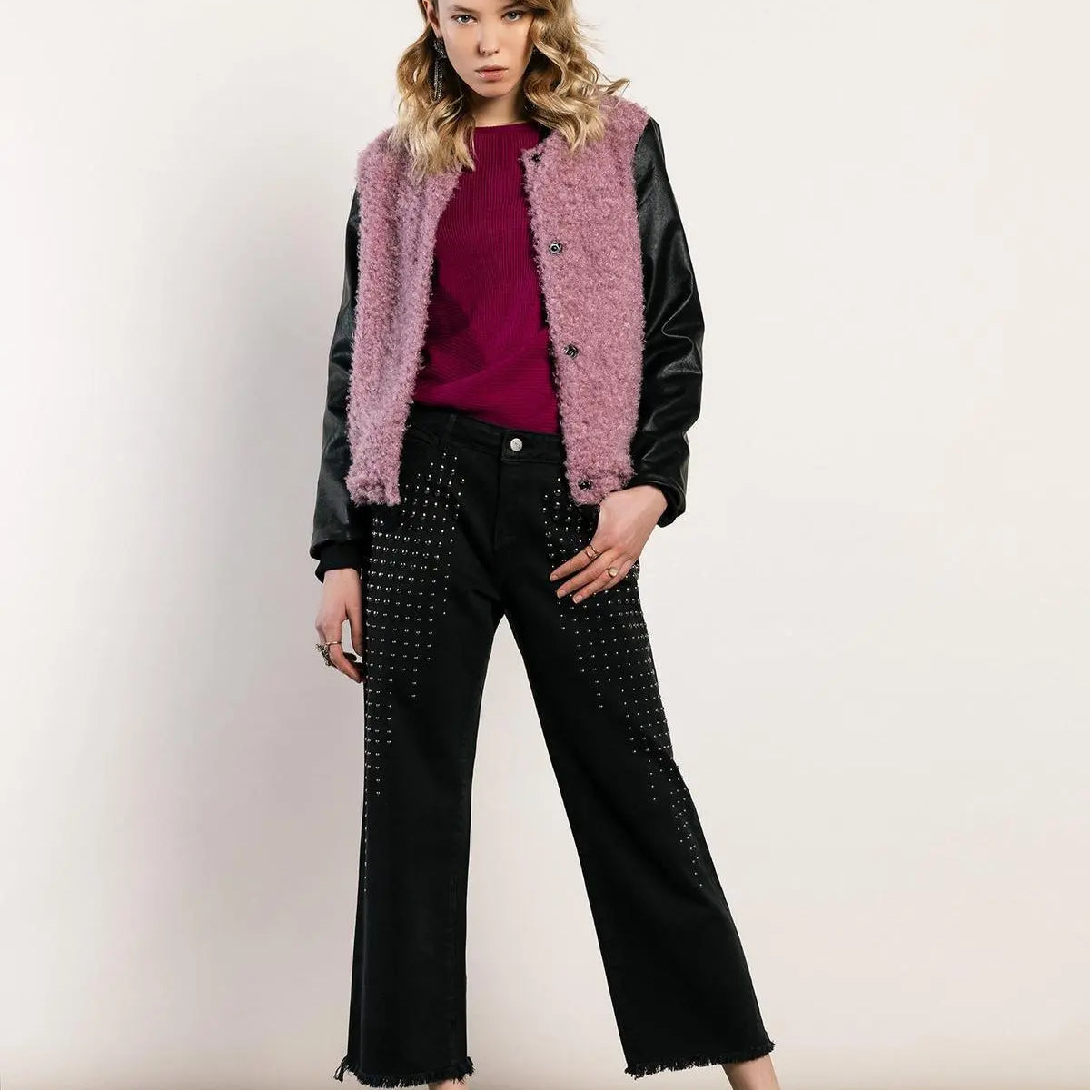 Bomber bicolore GLICINE IRONICA