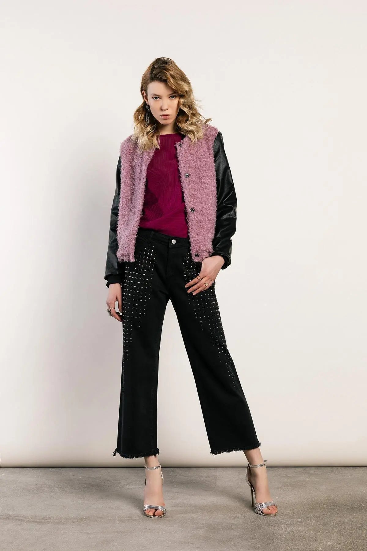 Bomber bicolore GLICINE IRONICA