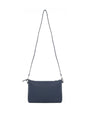 Borsa a tracolla Easy smart in ecopelle a grana con logo sul davanti BLU-NAVY DORABELLA EASY