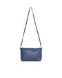 Borsa a tracolla Easy smart in ecopelle a grana con logo sul davanti BLUE NAVY DORABELLA EASY Un