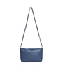 Borsa a tracolla Easy smart in ecopelle a grana con logo sul davanti BLUE NAVY DORABELLA EASY