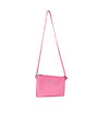 Borsa a tracolla Easy smart in ecopelle a grana con logo sul davanti SHOCKING PINK DORABELLA EASY