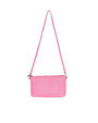 Borsa a tracolla Easy smart in ecopelle a grana con logo sul davanti SHOCKING PINK DORABELLA EASY