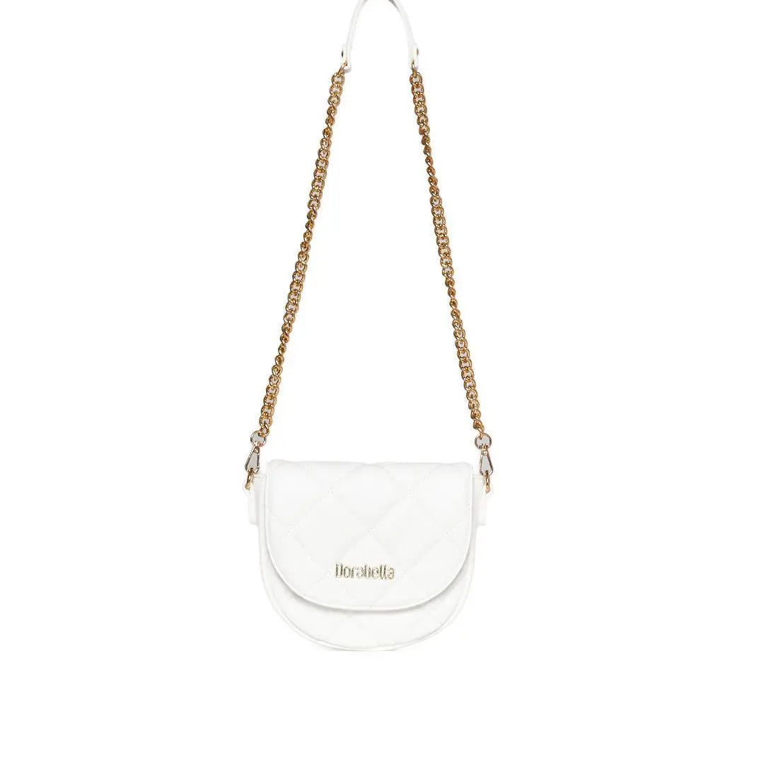 Borsa matelassè Bianco DORABELLA Un