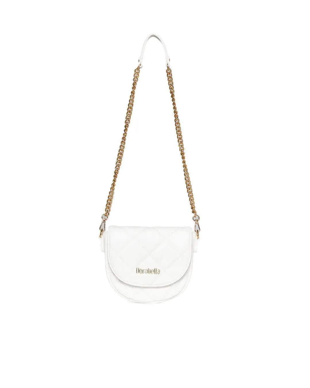 Borsa matelassè Bianco DORABELLA Un