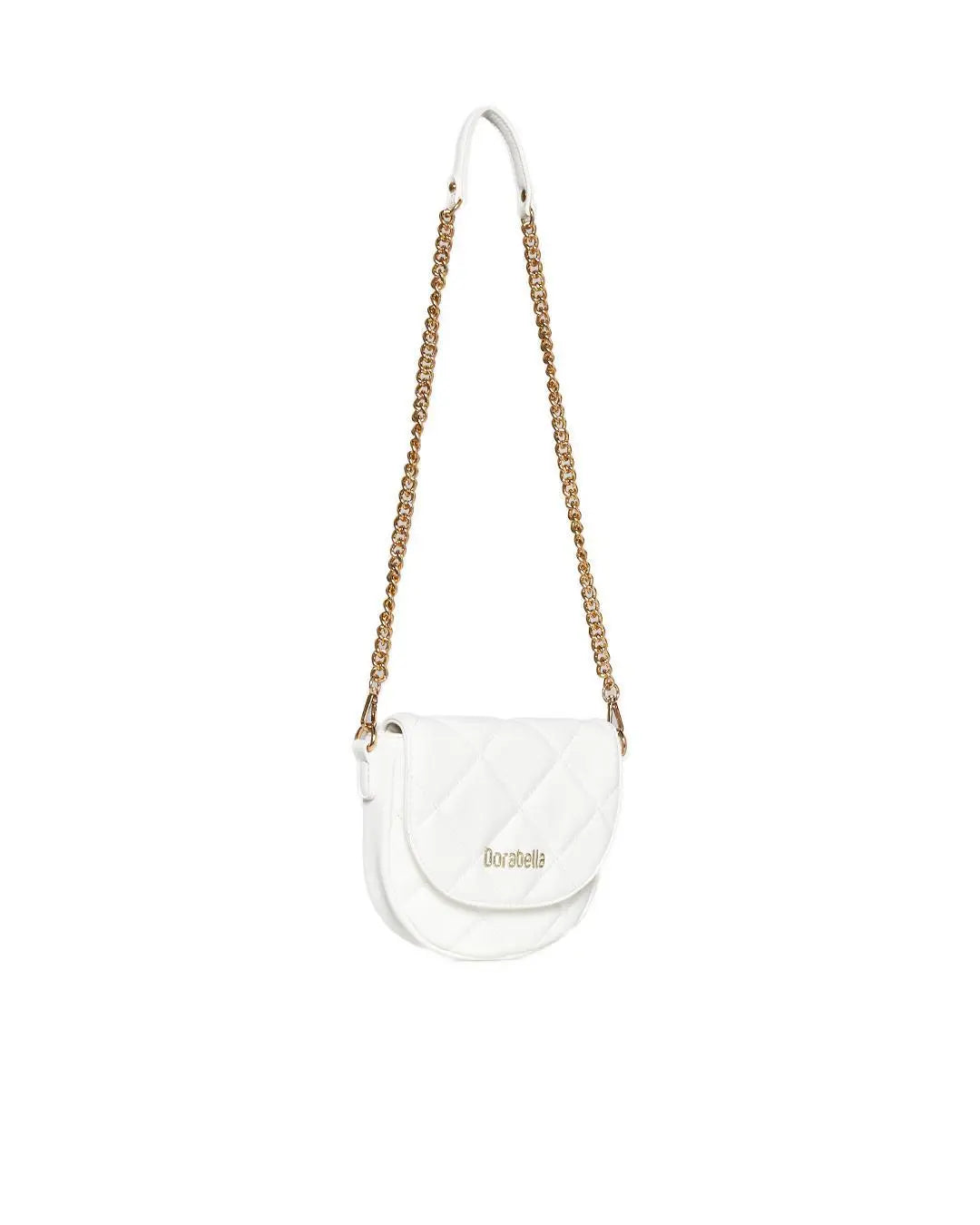 Borsa matelassè Bianco DORABELLA
