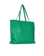 Borsa shopper large in ecopelle a grana con logo sul davanti GREEN BEE DORABELLA EASY