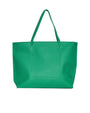 Borsa shopper large in ecopelle a grana con logo sul davanti GREEN BEE DORABELLA EASY