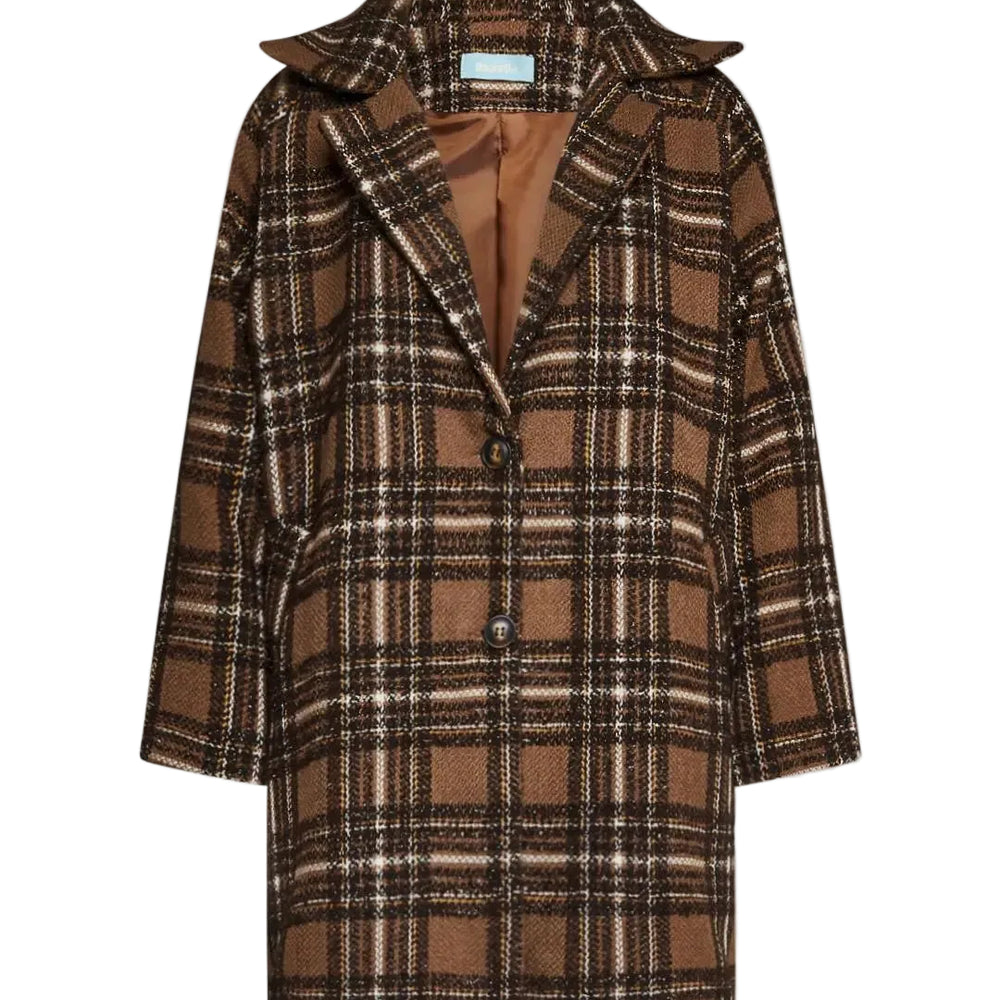 CAPPOTTO QUADRI MORO DORABELLA 52