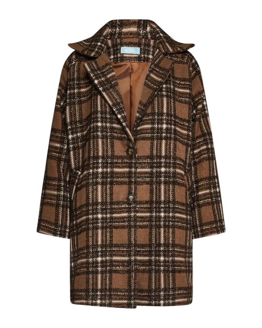 CAPPOTTO QUADRI MORO DORABELLA 52