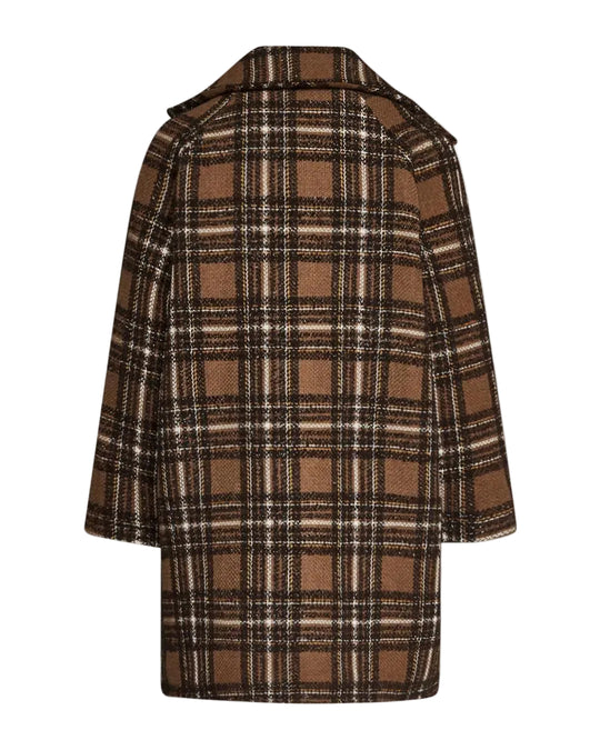 CAPPOTTO QUADRI MORO DORABELLA
