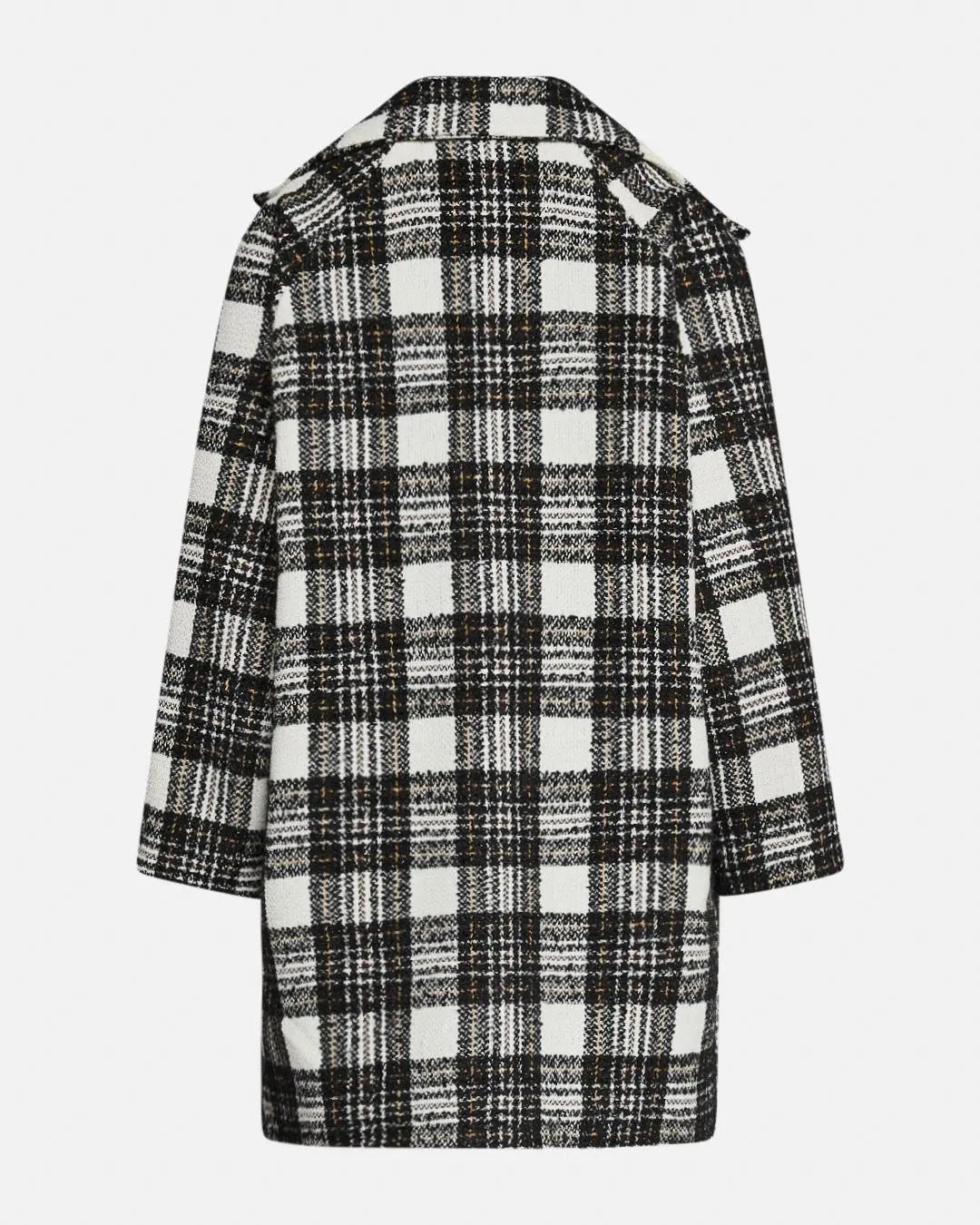 CAPPOTTO QUADRI PANNA DORABELLA