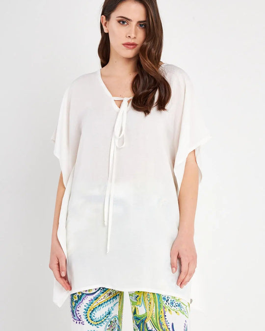 CASACCA BASIC IN LINO BIANCO DORABELLA